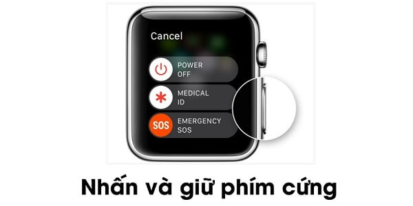 Cách đặt lại Apple Watch bằng phím cứng
