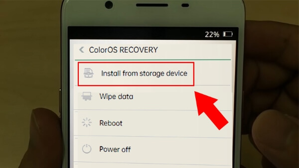 Cách sửa lỗi ColorOS Recovery Oppo