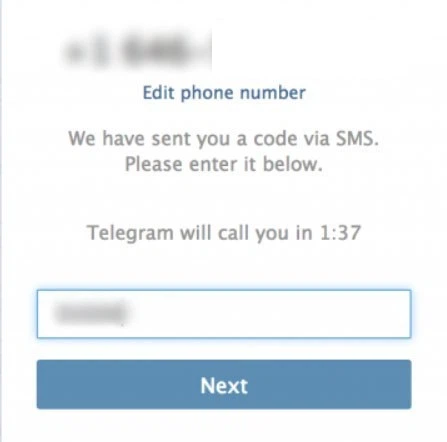 Cách đăng nhập Telegram bằng Gmail - Bước 3