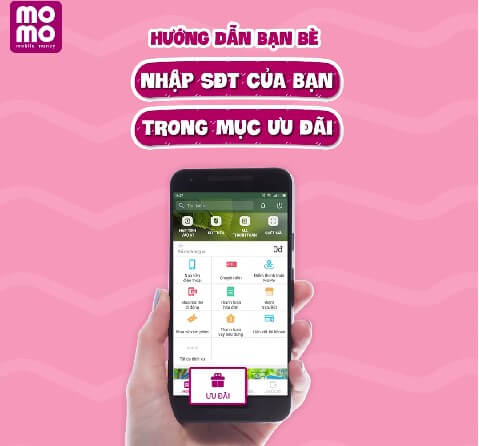 Hướng dẫn nhập mã giới thiệu MoMo