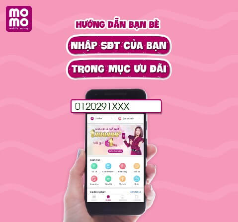 Hướng dẫn nhập mã giới thiệu MoMo