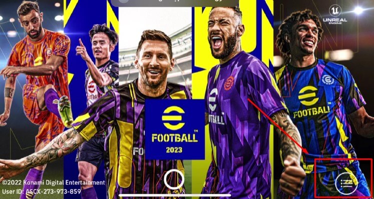 Cách đăng nhập pes 2023