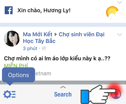 Cách đăng nhập 2 tài khoản Facebook trên iPhone