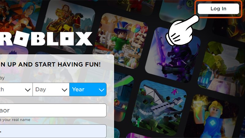 Cách đăng nhập acc Roblox trên máy tính