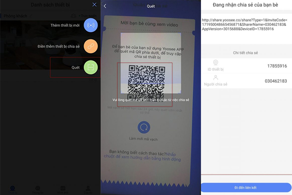 Cách đăng nhập camera yoosee trên 2 điện thoại
