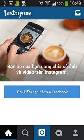 Cách đăng nhập Instagram bằng Facebook trên điện thoại 3