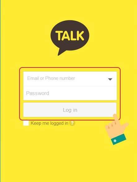 Cách đăng nhập Kakaotalk trên điện thoại