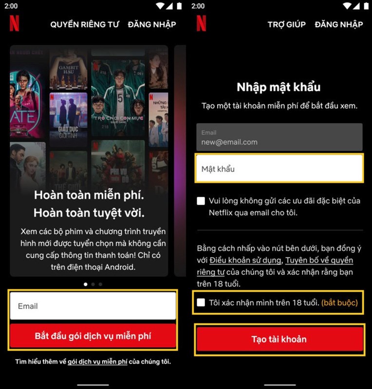 Cách đăng nhập Netflix miễn phí