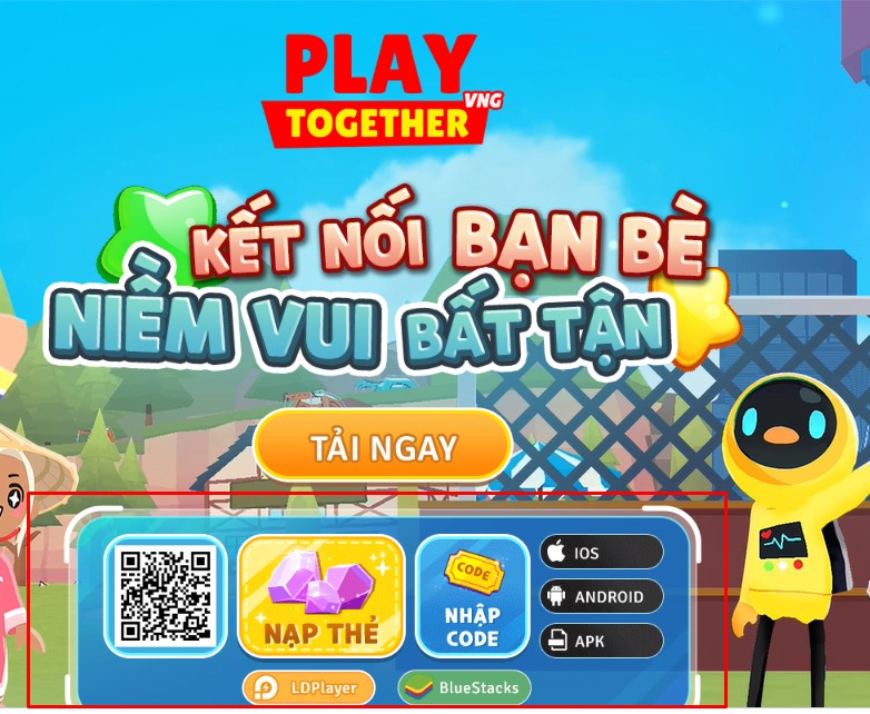 Cách đăng nhập Play Together VNG bằng Google trên máy tính