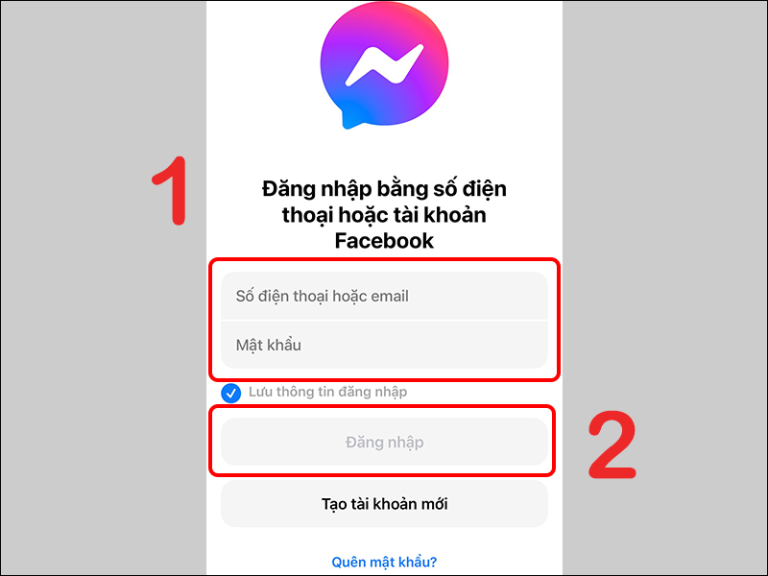 Cách đăng nhập vào messenger của người yêu