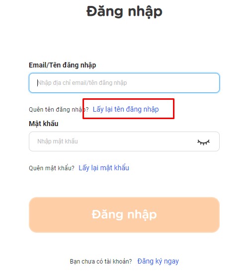 Cách khôi phục tên đăng nhập 5 Phút Thuộc Bài