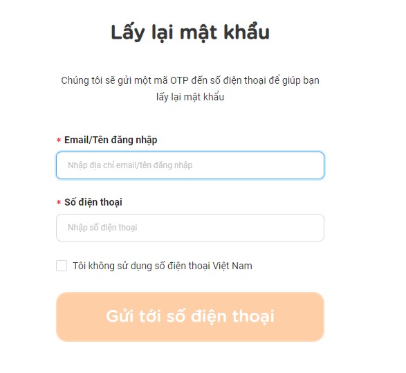 Cách lấy lại mật khẩu 5 Phút Thuộc Bài 