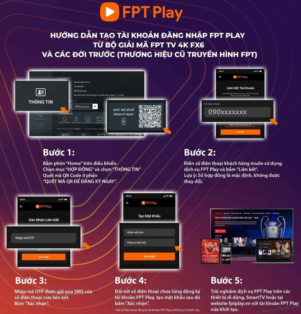 Cách quét mã QR FPT Play TV
