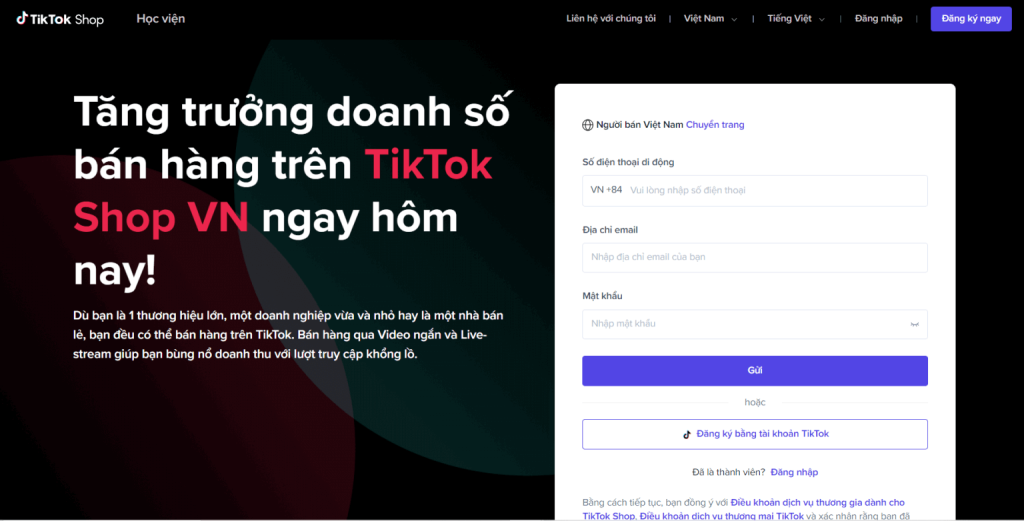 Cách tạo nhiều tài khoản Tiktok Shop