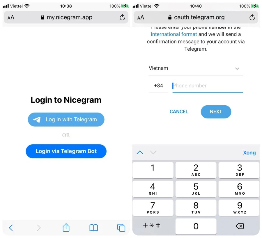 Cách vào Telegram bị chặn trên iPhone