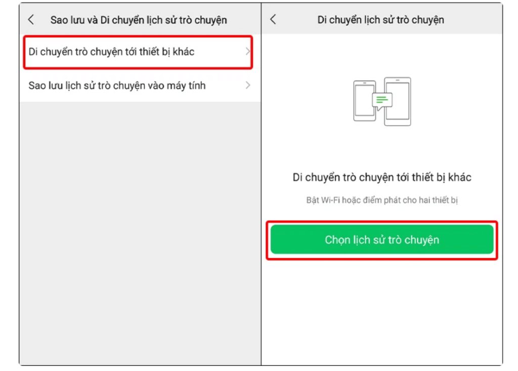 Chia sẻ dữ liệu trên điện thoại cũ 3