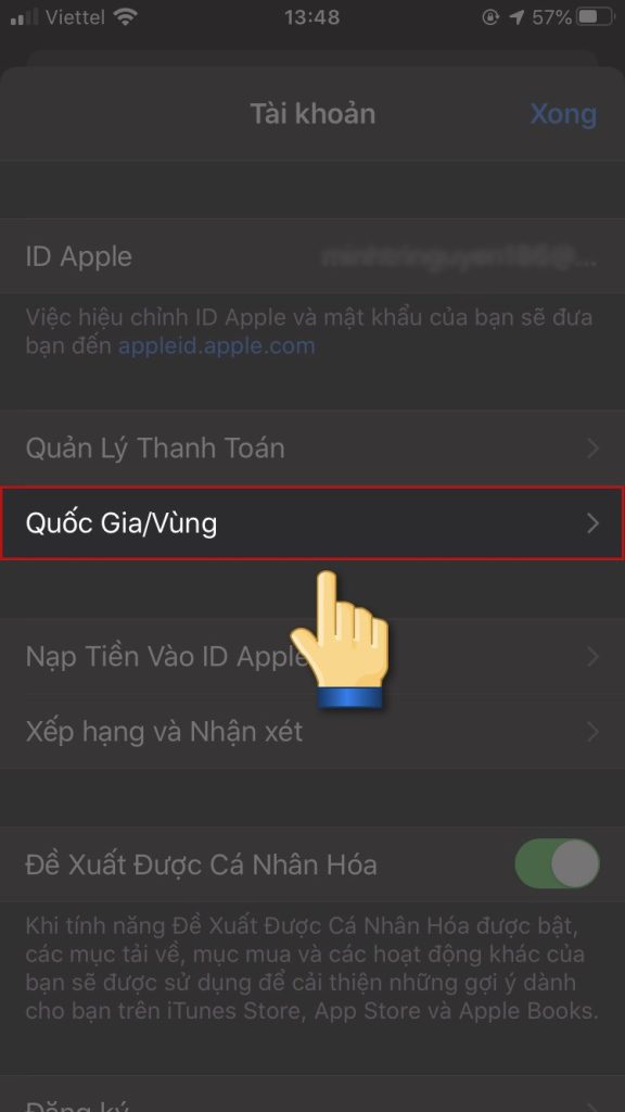 Chuyển vùng App Store sang Trung Quốc