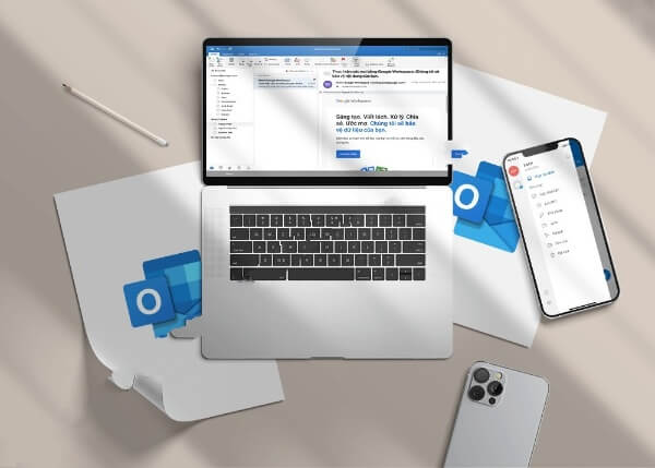 Cách đăng nhập mail công ty trên outlook điện thoại