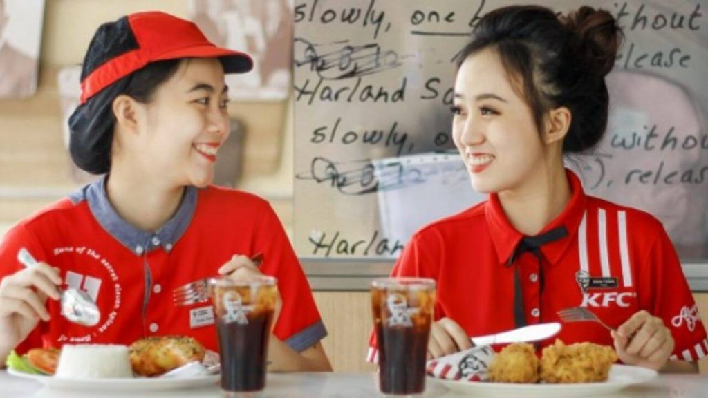 Lương KFC part time bao nhiêu 1 giờ