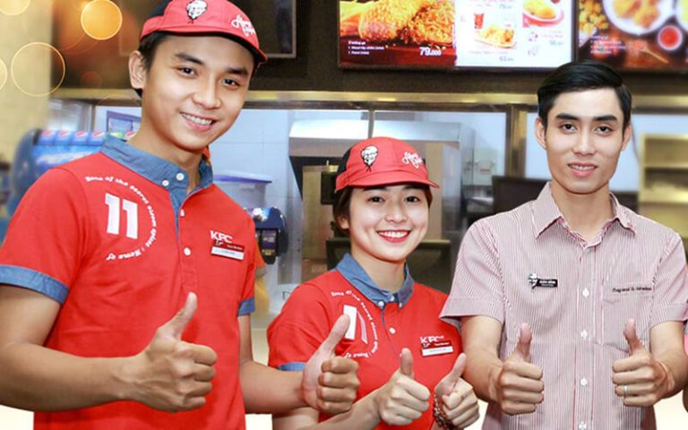 Review nhân viên làm việc tại KFC