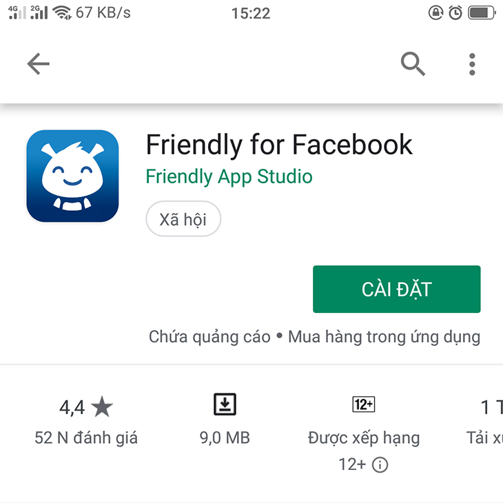 Tải app Friendly trên iPhone