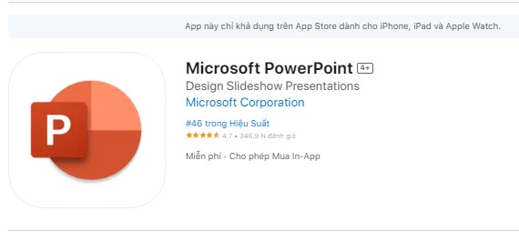 tải PowerPoint trên iOS