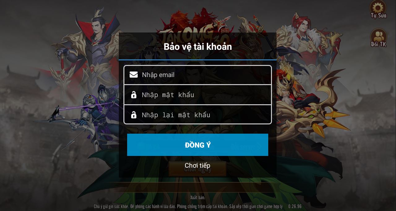 Cách đổi MK OMG 3Q