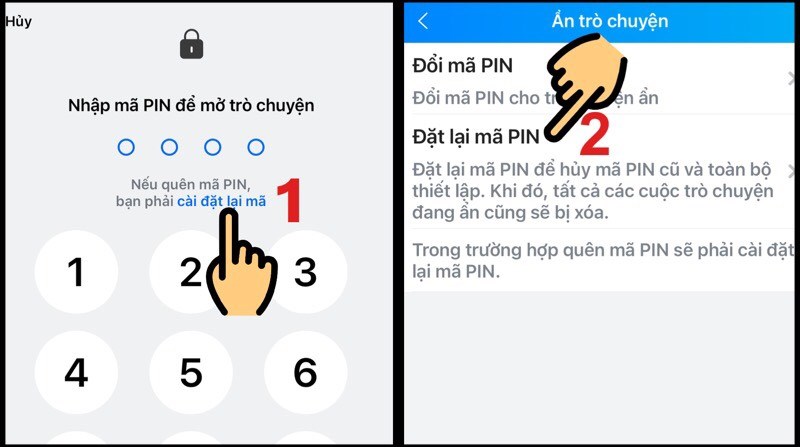 Cách biết mã PIN Zalo của người khác