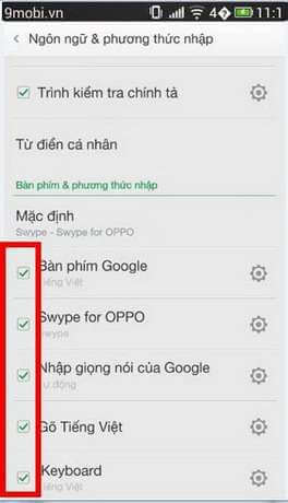 Bàn phím Oppo bị lỗi