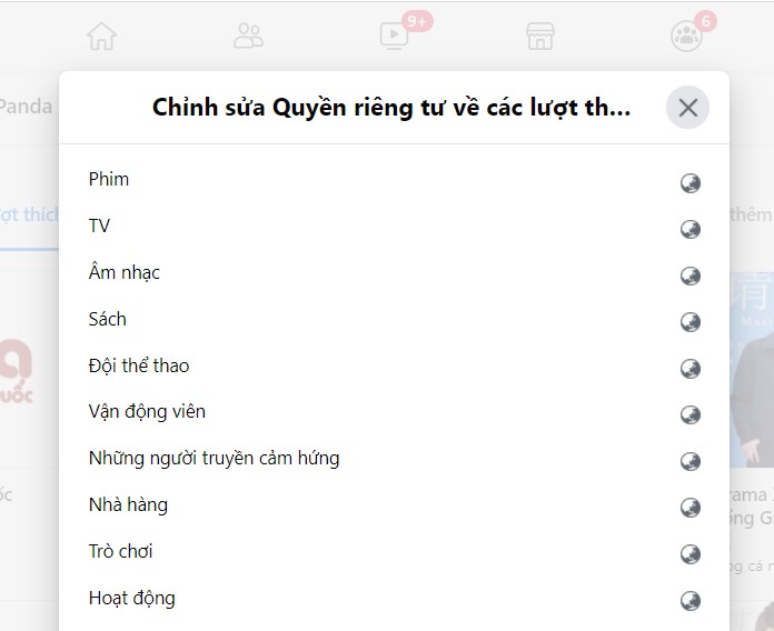 Cách ẩn like trên Facebook 1