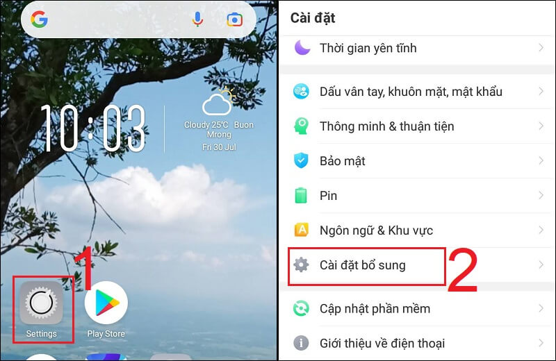 Cách cài đặt kích thước bàn phím Oppo