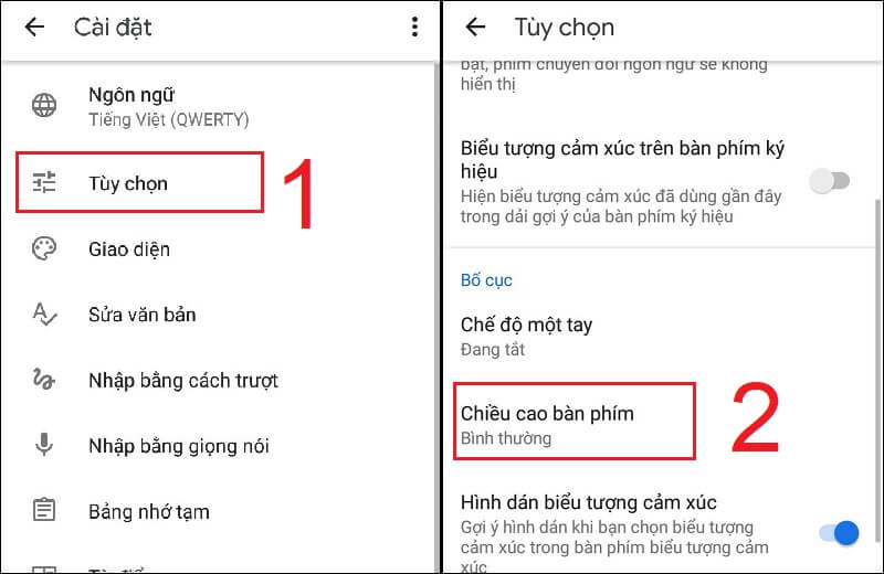 Cách cài đặt kích thước bàn phím Oppo