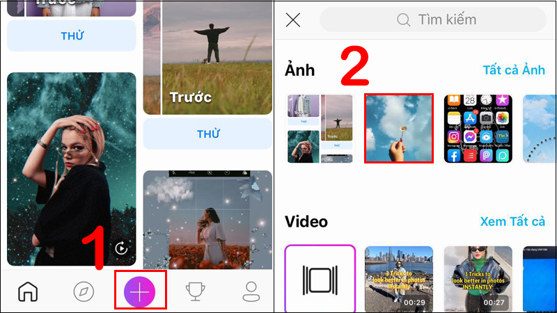 Cách chỉnh ảnh hoàng hôn bằng PicsArt 1