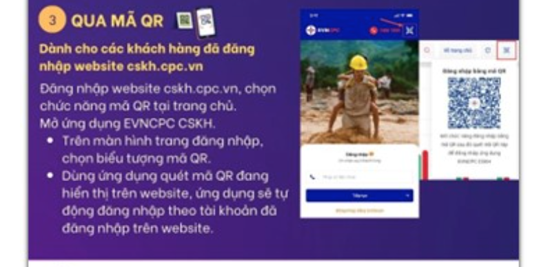 Cách đăng nhập EVNCPC trên app 2