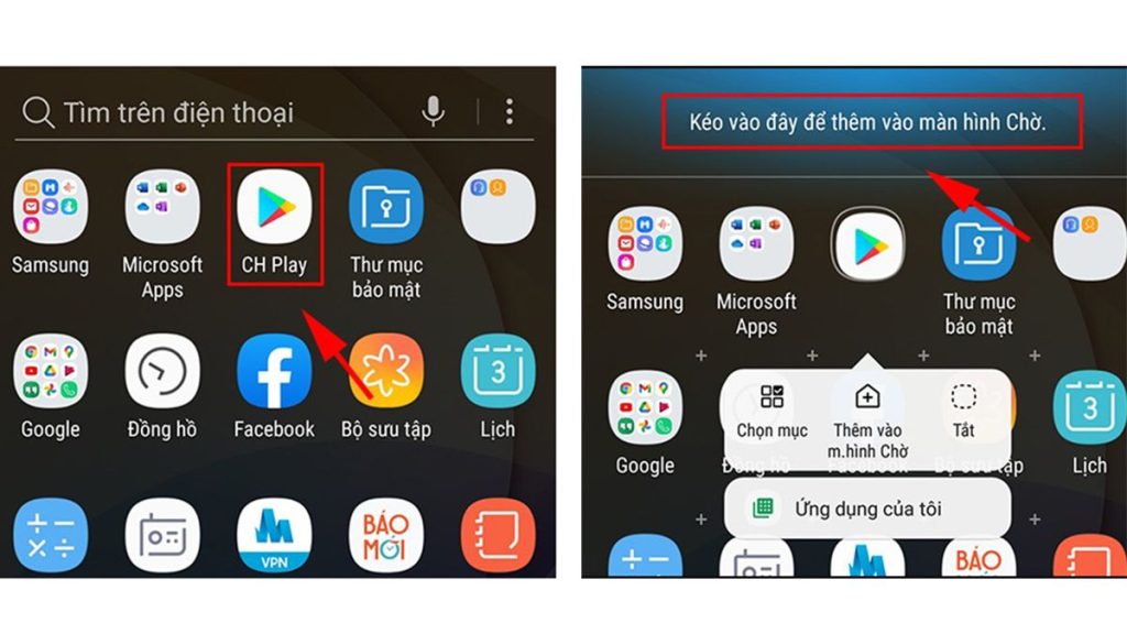 Cách để Inlove ra màn hình chính điện thoại Android 2