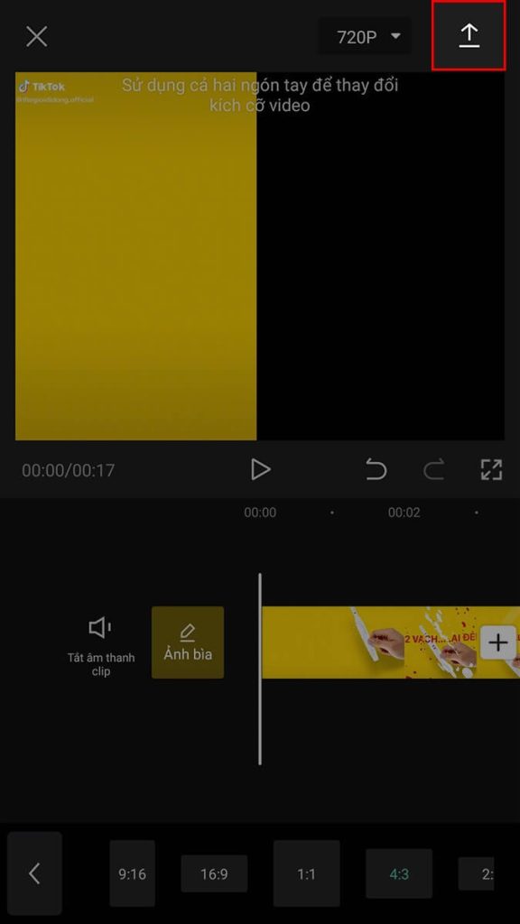 Cách ghép 4 video thành 1 khung trên Capcut