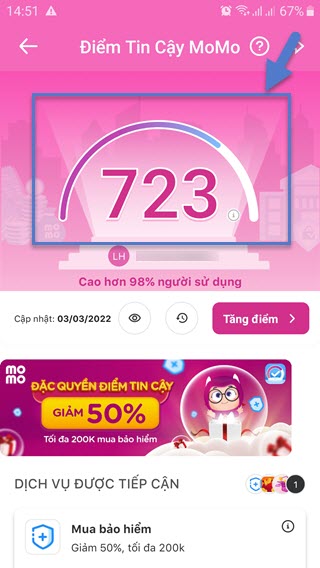 Cách hack điểm tin cậy Momo