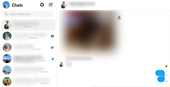 Cách làm mờ tin nhắn Messenger trên điện thoại 3