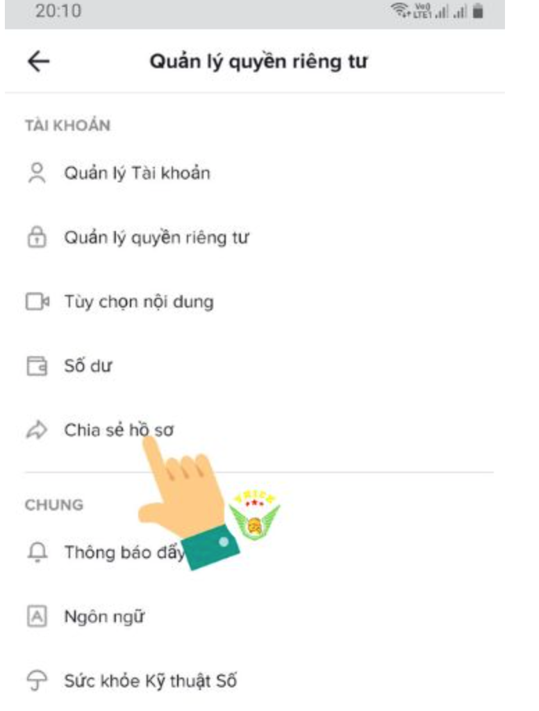 Cách lấy video Tiktok của mình để buff like trên điện thoại 2