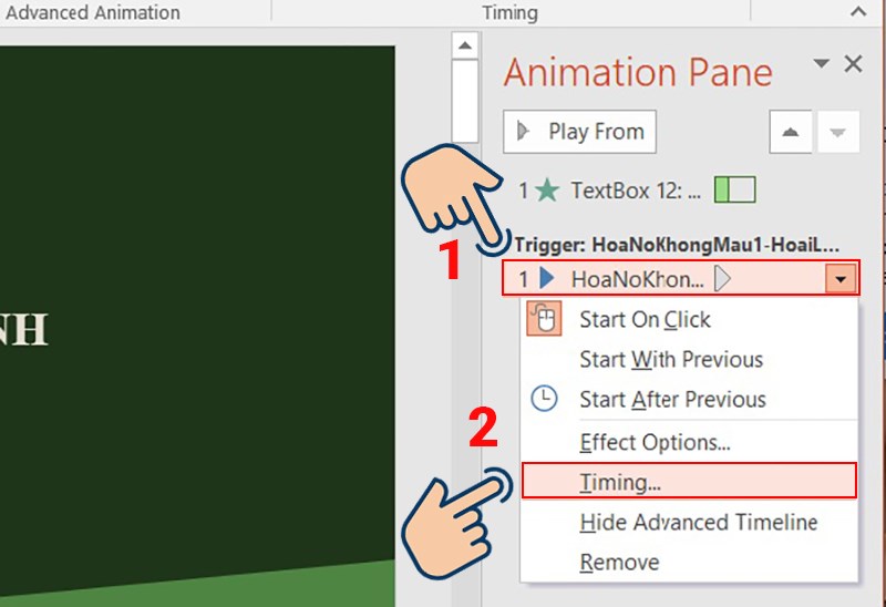 Cách mở âm thanh trong Powerpoint 5