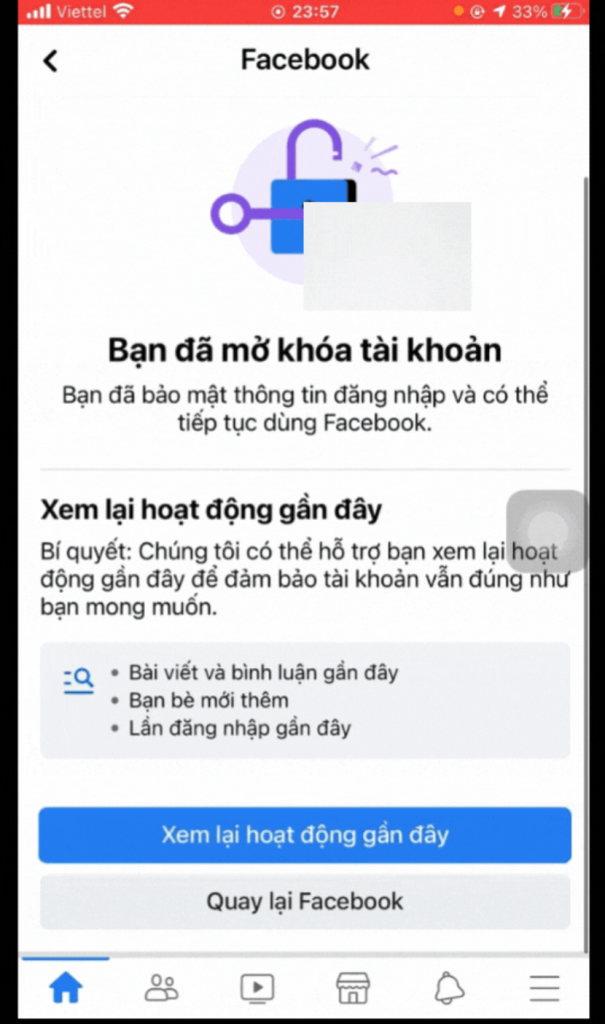 Cách mở khóa Facebook 956 bị khóa tạm thời 8