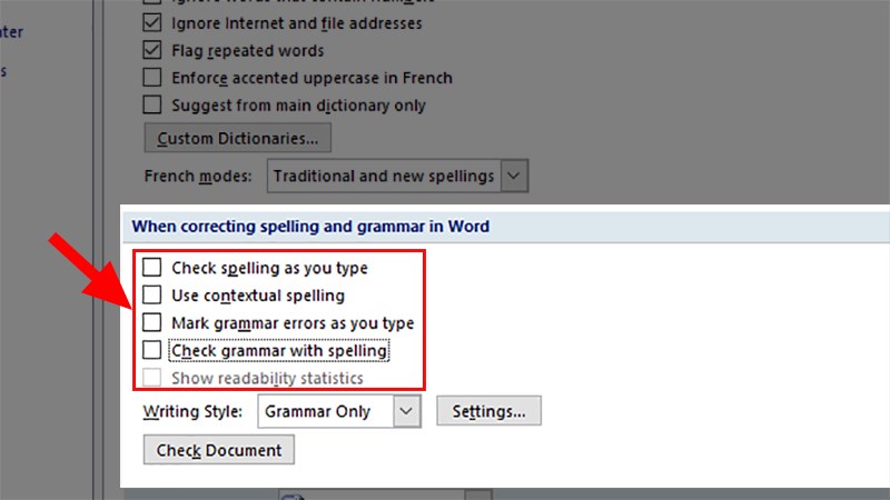Cách sửa lỗi dính chữ trong Word 2007 bằng Microsoft Word