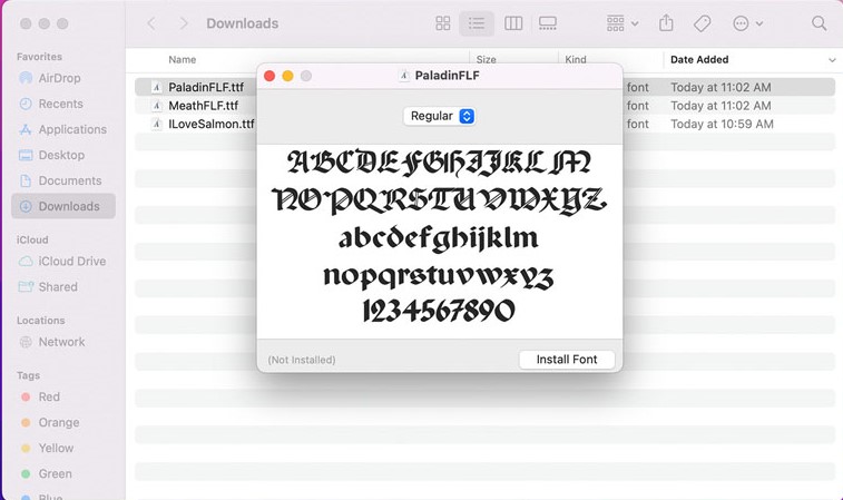 Cách sửa lỗi font chữ trong Word trên Macbook 