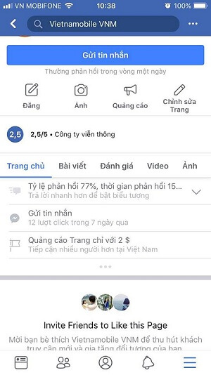 Cách tạo check in cho Fanpage Facebook trên điện thoại