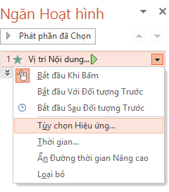 Cách tạo hiệu ứng âm thanh trong Powerpoint 2010