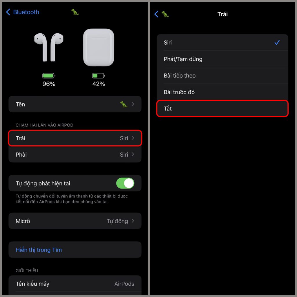 Cách tắt Airpod đúng cách 2