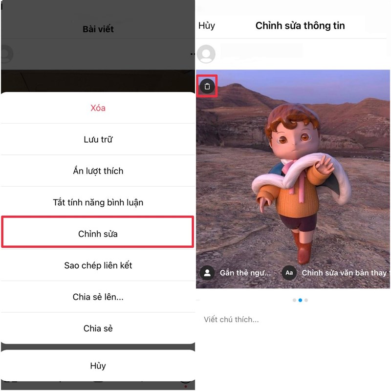 Cách thay đổi thứ tự ảnh đã đăng trên Instagram 2