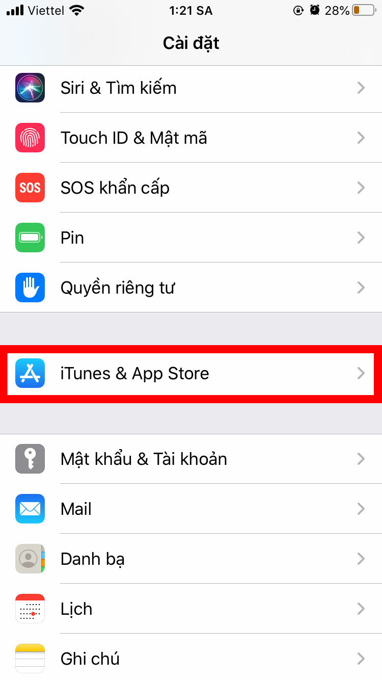 Cách xóa lịch sử thanh toán trên App Store - Bước 2