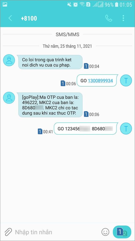 Đổi mk nick CF khi quên qua SMS