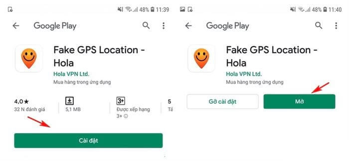 Hack định vị Zalo trên Android